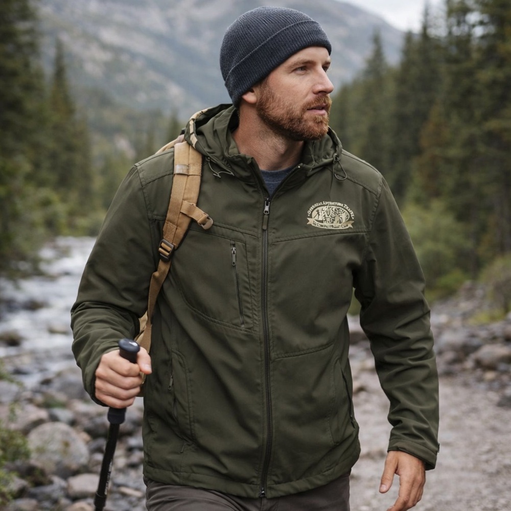 Overseas Adventure Travel Sir Edmund Hillary Club Hoodie Zip Up Jacket Large